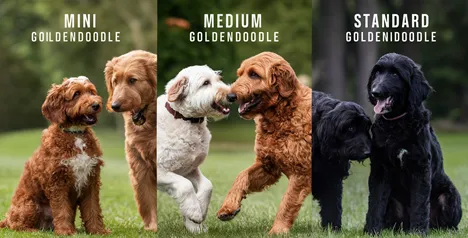 Goldendoodle Size Comparison, Cost, Temper (MINI VS MEDIUM VS ADULT) 14 Goldendoodle-Temperaments
