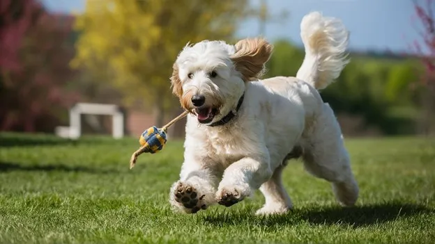 Goldendoodle Size Comparison, Cost, Temper (MINI VS MEDIUM VS ADULT) 9 MEDIUM-GOLDEDOODLE