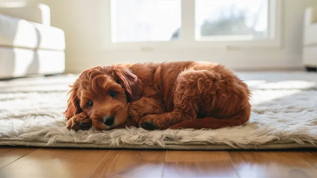 Red Mini Goldendoodle Guide: Interesting Facts By Generations with Pictures 4 Red-F1-Mini-Goldendoodle