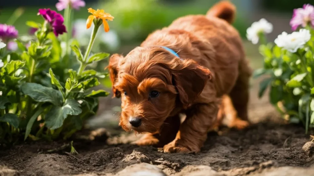 Red Mini Goldendoodle Guide: Interesting Facts By Generations with Pictures 7 Red-Mini-Goldendoodle-Health