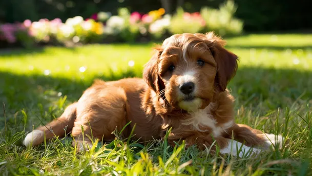 Red Mini Goldendoodle Guide: Interesting Facts By Generations with Pictures 5 Red-Mini-Goldendoodle