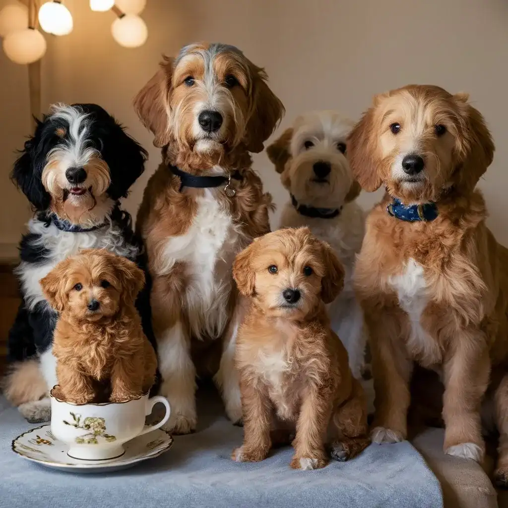 Complete Mini Goldendoodle Size Guide: Teacup to Adult, Body Parts, and Everything in Between 1 Mini Goldendoodle Sizes