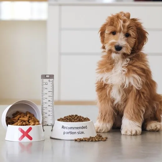 Best Food for Mini Goldendoodles with Feeding charts & Allergies 20 Avoid-Overfeeding-mini-goldendoodle