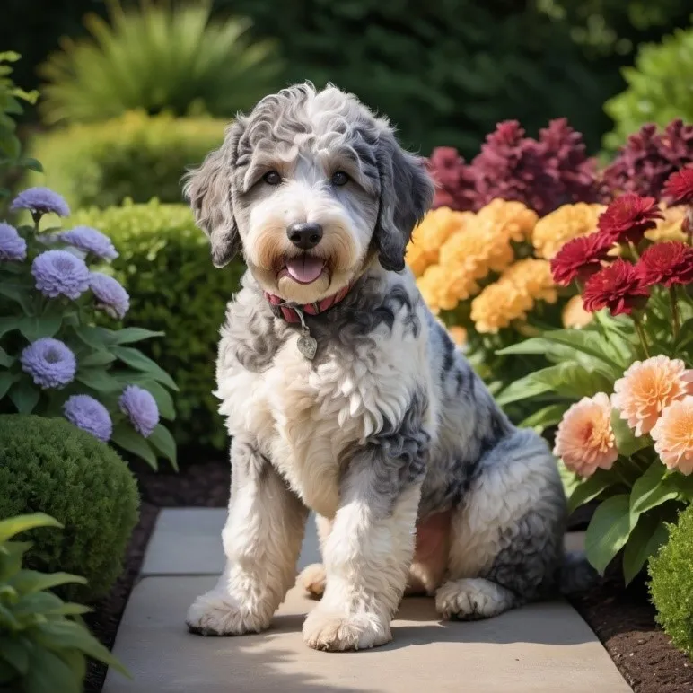 Blue Merle Mini Goldendoodle Rare breed with Latest Facts & Images 9 Blue-Merle-Mini Goldendoodle-Unique-Appearance