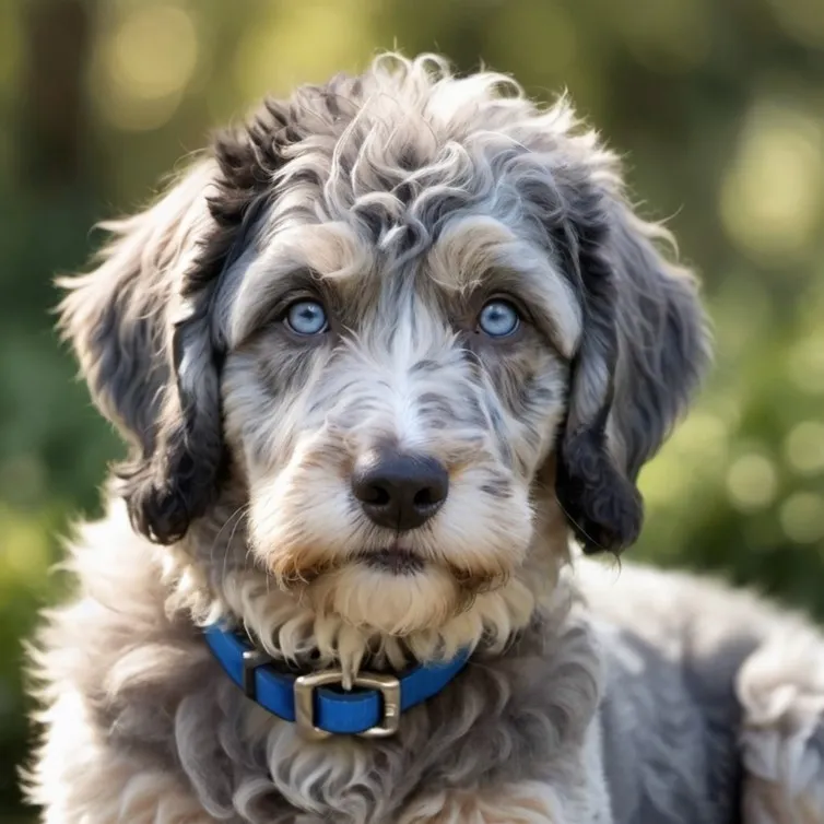 Blue Merle Mini Goldendoodle Rare breed with Latest Facts & Images 17 Blue-Mini Goldendoodle