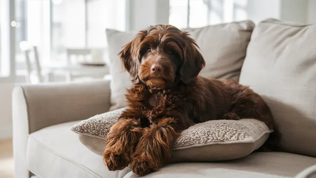 Chocolate Mini Goldendoodle Latest & Visual Handbook to This Designer Breed 5 Chocolate-Mini-Goldendoodle-Breed