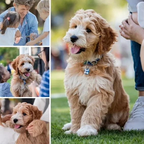 21+ Facts of Full Grown Mini Goldendoodle with Visual Guide & Expert Tips 32 Full-grown-mini-goldendoodle-Social-Interaction