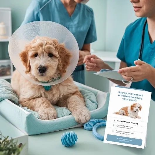 Mini Goldendoodle Weight, Growth Patterns, Charts and Expert Tips 18 Mini-Goldendoodle-Spaying