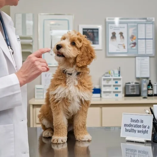 Mini Goldendoodle Weight, Growth Patterns, Charts and Expert Tips 28 Mini-Goldendoodle-Treats