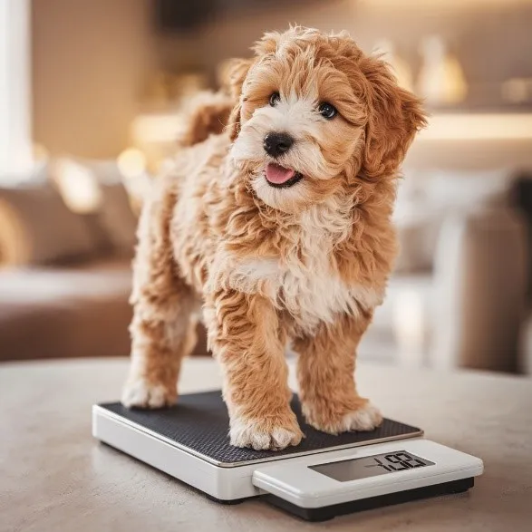 Mini Goldendoodle Weight, Growth Patterns, Charts and Expert Tips 4 Mini-Goldendoodle-Weight