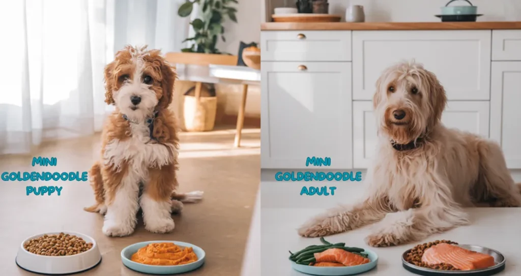 Best Food for Mini Goldendoodles with Feeding charts & Allergies 17 mini-goldendoodle-food-by-Age
