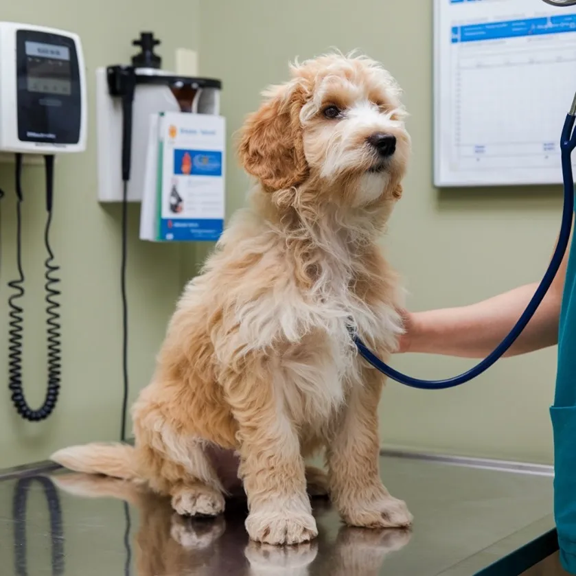 Entire Guide to Blonde Mini Goldendoodle with Rare Images & Facts 13 Blonde-Goldendoodle-Health