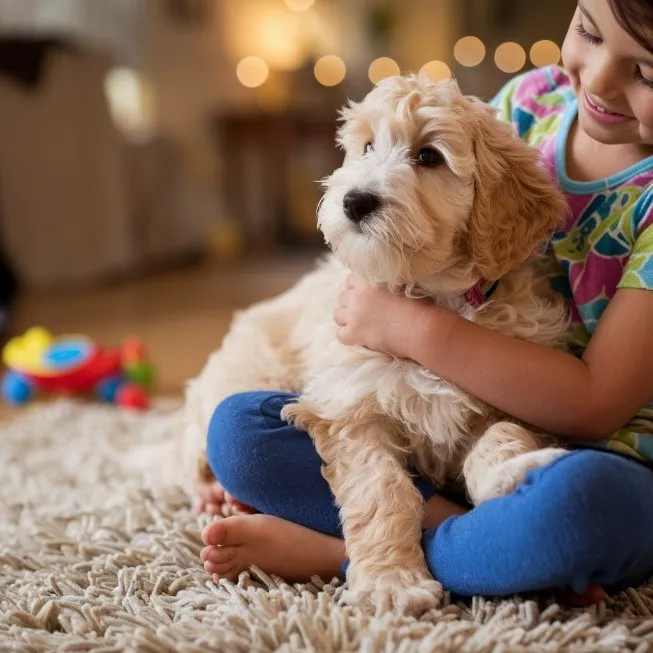 Entire Guide to Blonde Mini Goldendoodle with Rare Images & Facts 5 Blonde-Mini-Goldendoodle-Personality