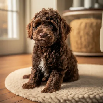 Premier Guide Phantom Goldendoodles & Miniature Mysteries with Rare Images 7 Chocolate-Phantom-Goldendoodle