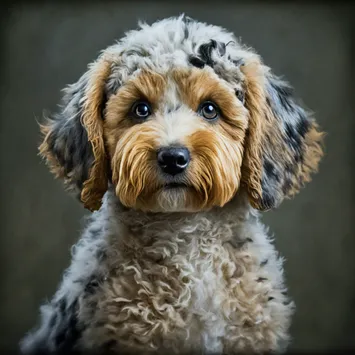 Premier Guide Phantom Goldendoodles & Miniature Mysteries with Rare Images 10 Phantom-Merle-Goldendoodle