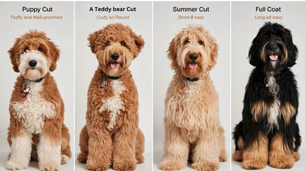 Premier Goldendoodle Face Features, Self Haircut Techniques & Styles 11 goldendoodle-face-haircuts