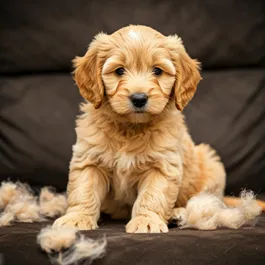 Expert 's Guide for Mini Goldendoodle Shedding Care & Management 3 Goldendoodles-shedding