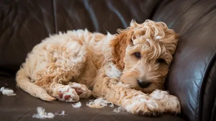 Expert 's Guide for Mini Goldendoodle Shedding Care & Management 12 goldendoodle-shedding-concerns