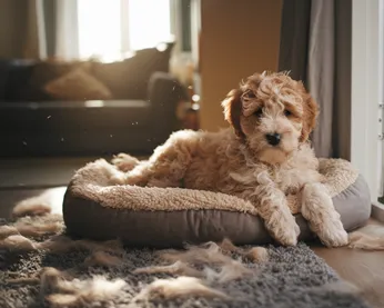 Expert 's Guide for Mini Goldendoodle Shedding Care & Management 28 shedding-Goldendoodle